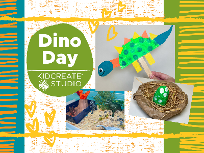 Kidcreate Studio - Broomfield. Toddler & Preschool Playgroup- Dino Day (18 Months-5 Years)