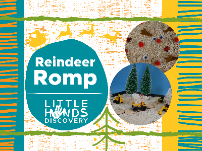 Kidcreate Studio - Ashburn. Reindeer Romp Weekly Class with Little Hands Discovery (12 Months-6 Years)