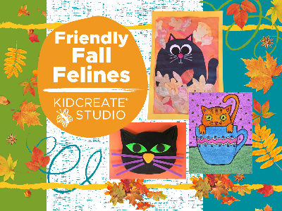 Kidcreate Studio - Alexandria. Full Day - Friendly Fall Felines (6-12 years)