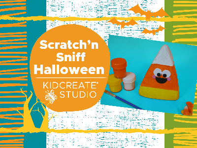 Kidcreate Studio - Houston Greater Heights. Kid's Night Out- Scratch N Sniff Halloween *PLUS DINNER FOR TWO* (4-9 Years)