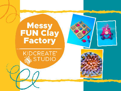 Messy and Fun Clay Factory- Mini Camp (4-10Y)