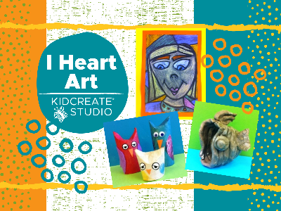 Kidcreate Studio - Broomfield. I Heart Art Weekly Class (4-9 Years)